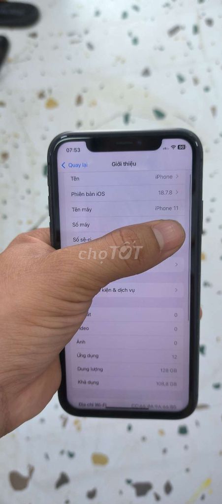 Apple iPhone 11 128GB Đen Đã sử dụng. Mua bán Điện thoại tại Thị xã Bình Long Bình Phước được đăng bởi A Tung hình 1