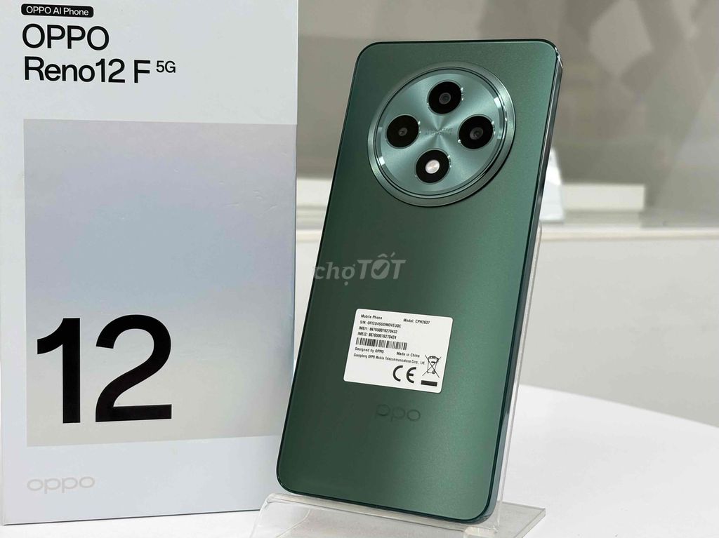 Oppo Reno 12F 5G 8/256GB Xanh BH 8/2025 Đẹp Keng