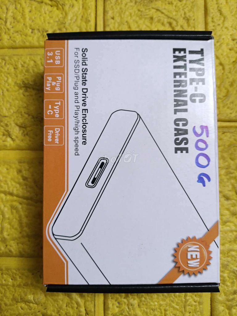 Ổ cứng di động 500GB Type C USB 3.1. Mua bán Phụ kiện (Màn hình, Chuột...) tại Thành phố Thủ Đức Tp Hồ Chí Minh được đăng bởi Cũ Giá Rẻ hình 1