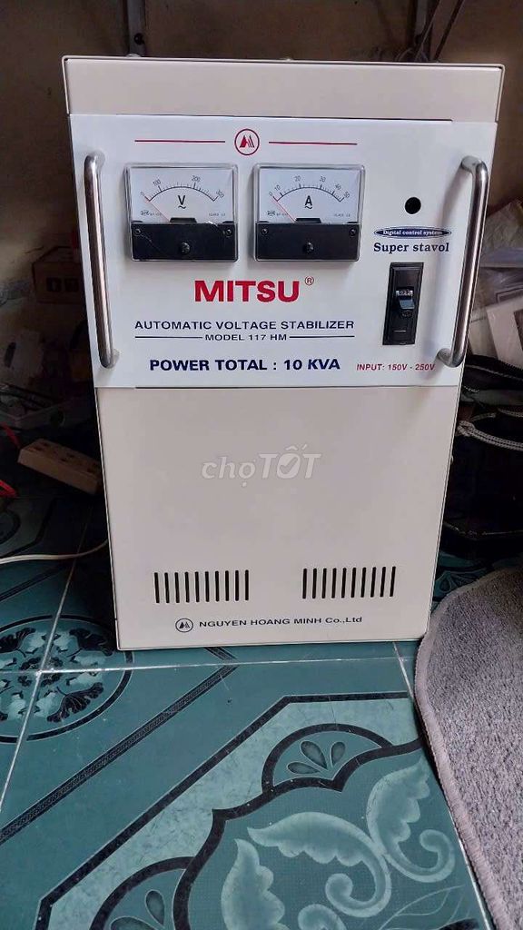Ổn áp Mitsu 117 HM 10 KVA Còn mới. Mua bán Đồ chuyên dụng, Giống nuôi trồng tại Thành phố Vũng Tàu Bà Rịa - Vũng Tàu được đăng bởi thông hình 1