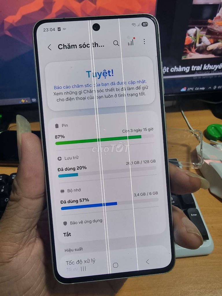 Samsung S21 FE 6GB/128GB Xám. Mua bán Điện thoại tại Thành phố Sóc Trăng Sóc Trăng được đăng bởi Gia Hân Thâu Bán Điện Thoại  hình 1