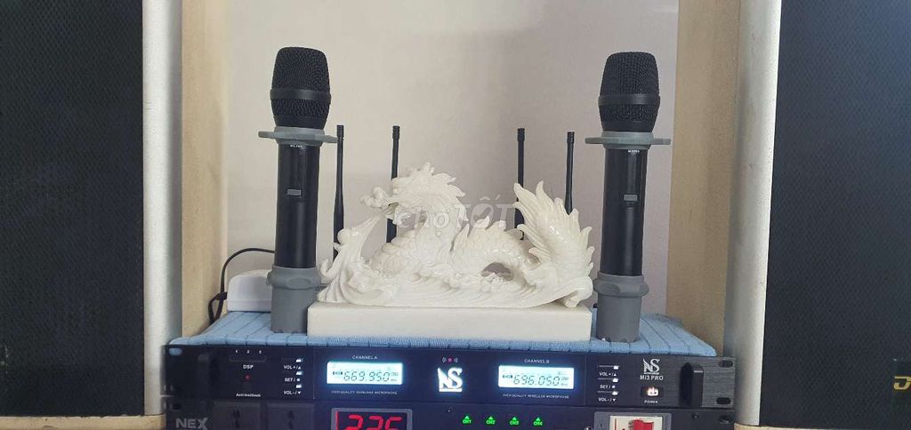 Micro không dây MS PRO Đen giá 2 căp. Mua bán Tivi, Âm thanh tại Thành phố Thủ Đức Tp Hồ Chí Minh được đăng bởi Hòa Thuận hình 1