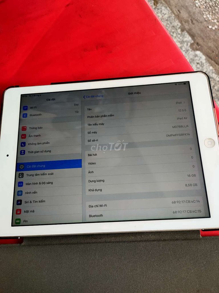 Ipad air. Mua bán Máy tính bảng tại Quận 8 Tp Hồ Chí Minh được đăng bởi Xuân Lam hình 2