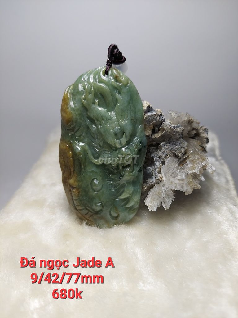 Mặt dây chuyền Đá ngọc Jade A_108. Mua bán Phụ kiện thời trang khác tại Huyện Vĩnh Cửu Đồng Nai được đăng bởi Đam mê hình 1