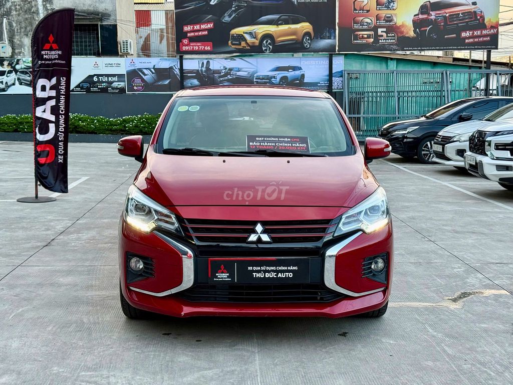 Mitsubishi Attrage CVT 2020 Đỏ - 90200 km. Mua bán Ô tô tại Thành phố Thủ Đức Tp Hồ Chí Minh được đăng bởi Mitsubishi Chính Hãng hình 2