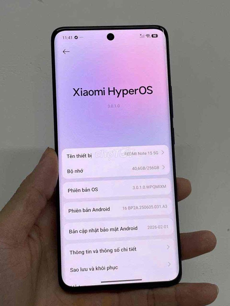 Xiaomi Redmi Note 15 5G 256GB Đen. Mua bán Điện thoại tại Quận Gò Vấp Tp Hồ Chí Minh được đăng bởi Quang Minh Mobile  hình 1