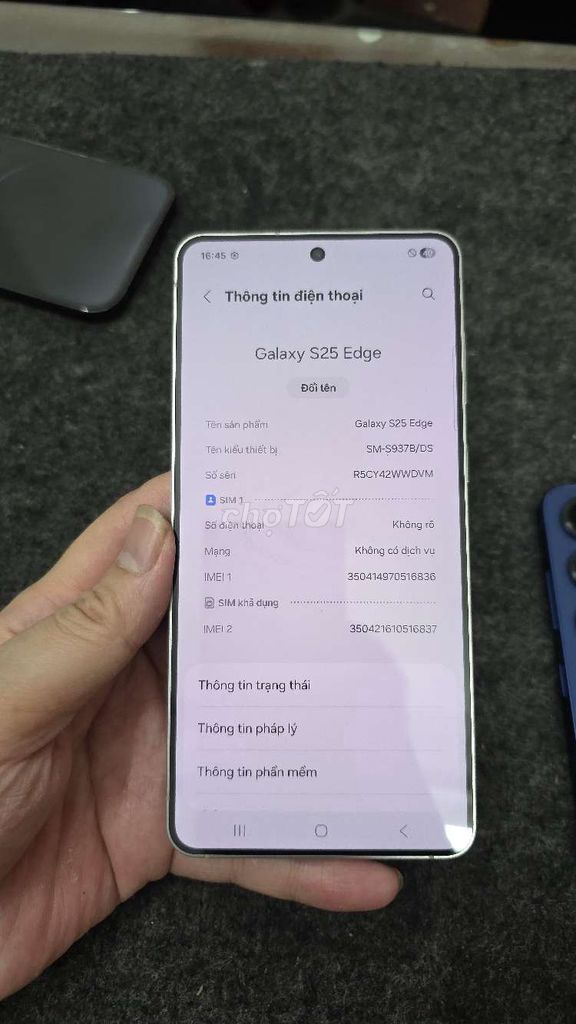 Samsung Galaxy S25 Edge 12GB/256GB Bạc. Mua bán Điện thoại tại Quận Thanh Xuân Hà Nội được đăng bởi Shandp thanh xuân hình 1