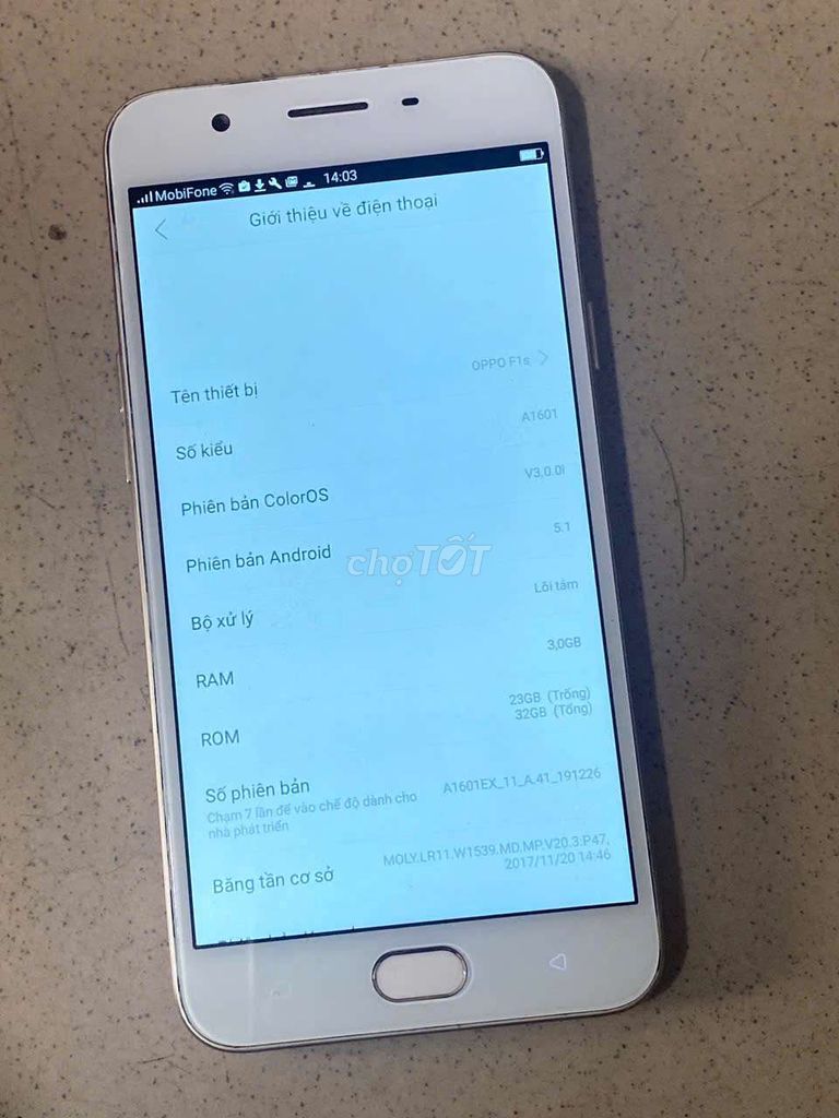 oppo F1s ram3gb/32gb 2sim KO BỚT xài ok