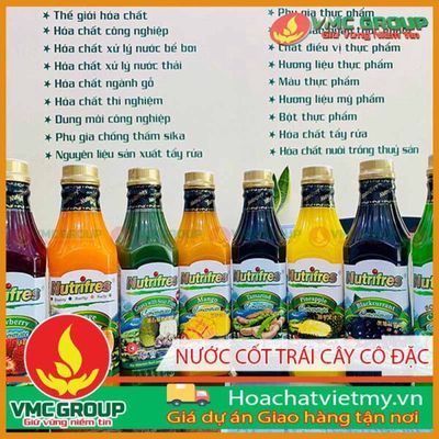 Nước cốt trái cây cô đặt chuyên dùng pha chế. Mua bán Đồ ăn, thực phẩm và các loại khác tại Thành phố Huế Thừa Thiên Huế được đăng bởi Hóa chất Việt Mỹ tại Huế