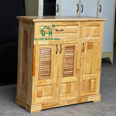 TỦ DÉP GỖ THÔNG MÀU VÀNG TỰ NHIÊN-- TỦ GIÀY ===. Mua bán Tủ, kệ gia đình tại Quận 7 Tp Hồ Chí Minh được đăng bởi LÊ VĂN HÙNG