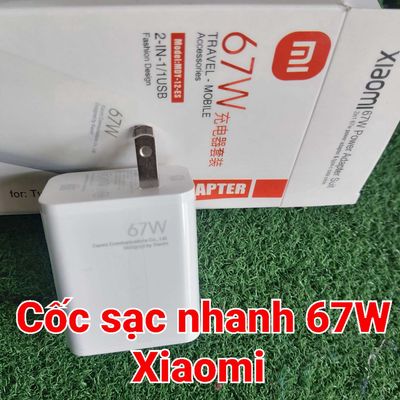 Cốc sạc nhanh 67w Xiaomi trưng bày thanh lý