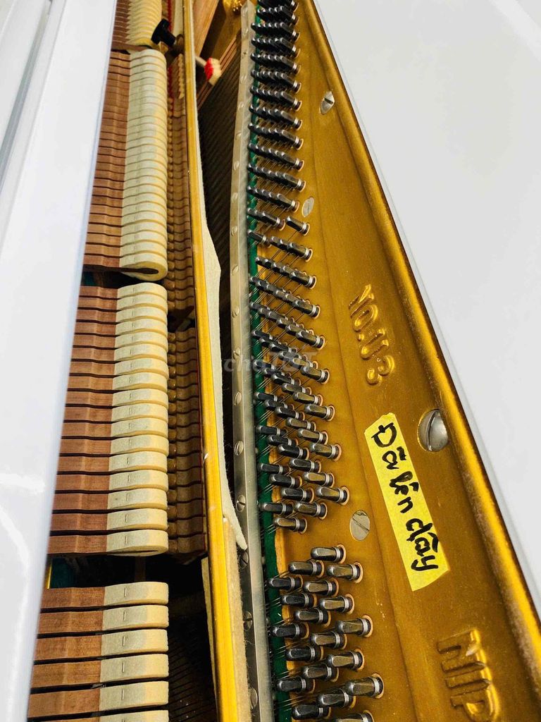 piano cơ yamaha U3 Wh màu trắng bóng bh 10 năm