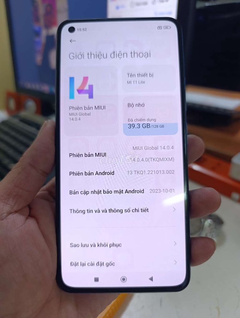 Xiaomi Mi 11 Lite 128GB Xanh. Mua bán Điện thoại tại Quận 6 Tp Hồ Chí Minh được đăng bởi Thiên phúc hình 1