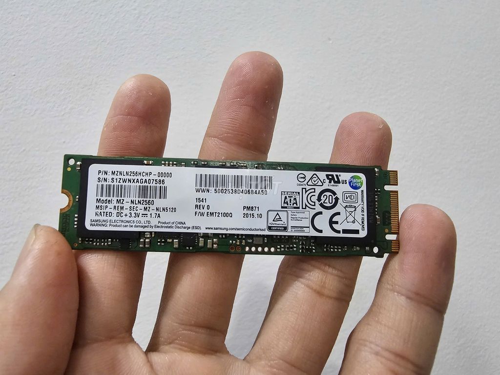 SSD M2 Sata 256GB +  SSD 120GB. Mua bán Linh kiện (RAM, Card...) tại Quận Tân Bình Tp Hồ Chí Minh được đăng bởi MANSA hình 1