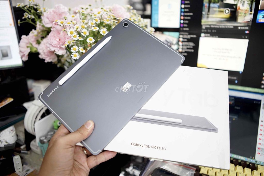 Samsung Tab S10 FE 5G (8/128GB) Xám - zin Fullbox. Mua bán Máy tính bảng tại Quận 5 Tp Hồ Chí Minh được đăng bởi Lê Trọng Tấn hình 1