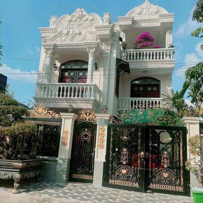 biết thự KDC gia hòa quốc lộ 50 DT 8m x 18m trệt 3 lầu 