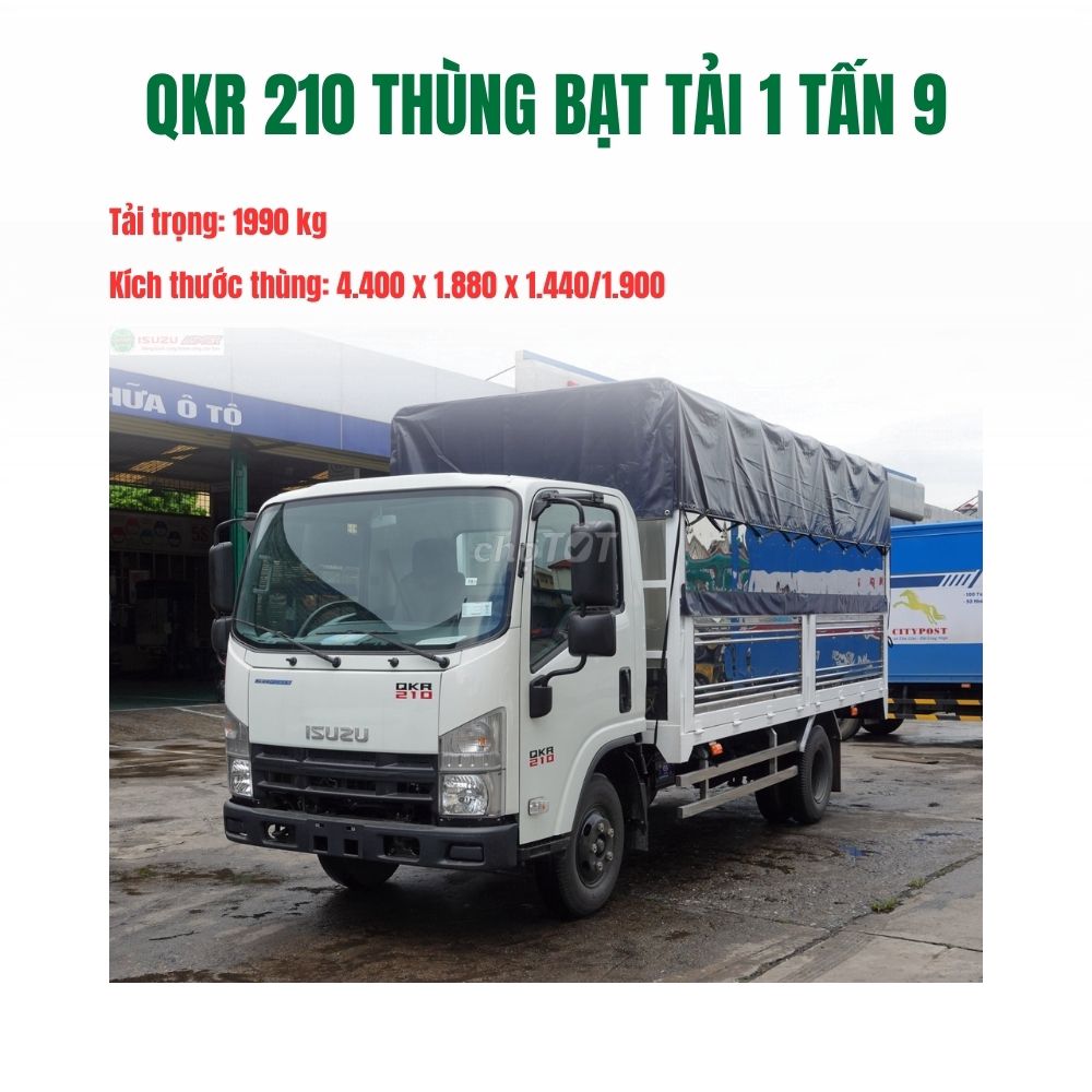 Isuzu QKR 210 Thùng bạt tải 1 tấn 9