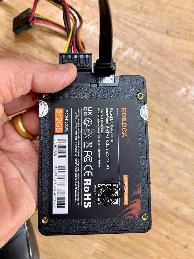 SSD 512gb sức khoẻ 100% xài 13 ngày như mới. Mua bán Linh kiện (RAM, Card...) tại Thành phố Bến Tre Bến Tre được đăng bởi LAPTOP THANH LÂM hình 1