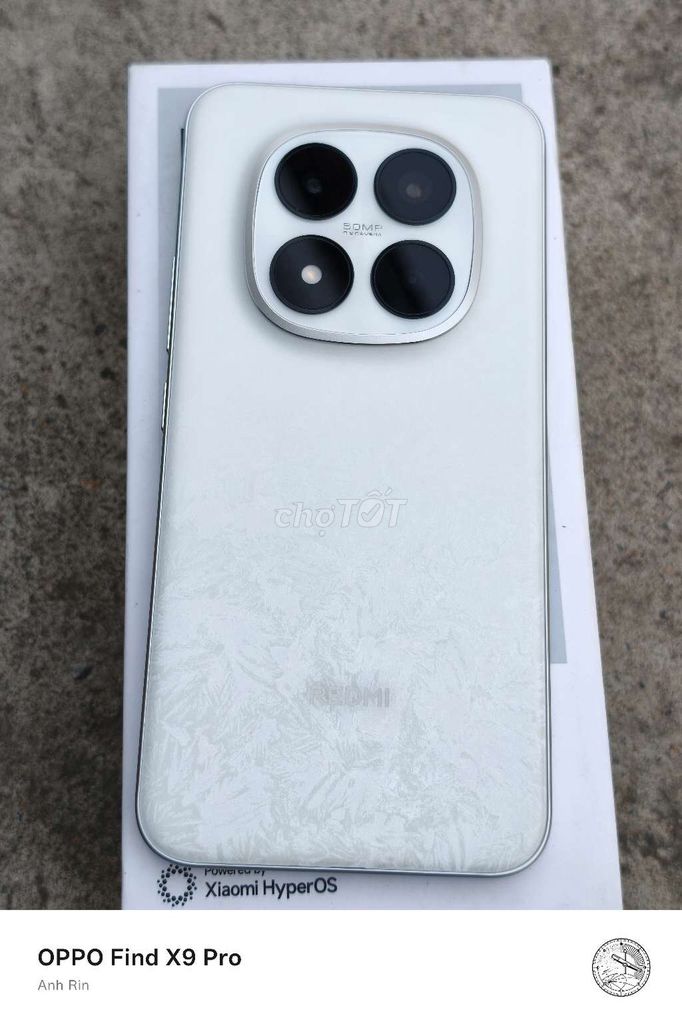 Xiaomi Redmi Note 15 Pro Plus Trắng fullbox. Mua bán Điện thoại tại Quận Bình Tân Tp Hồ Chí Minh được đăng bởi Anh Rin hình 1