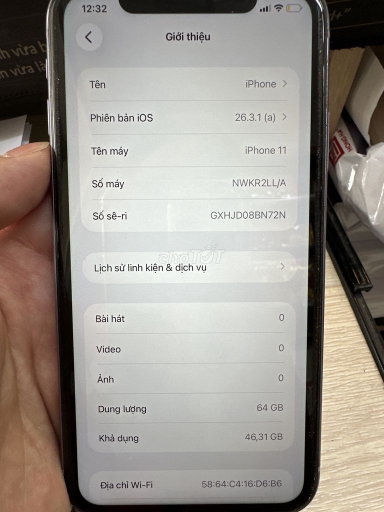 iPhone 11 64GB Tím. Mua bán Điện thoại tại Quận Hải An Hải Phòng được đăng bởi Nguyễn Thuấn hình 1
