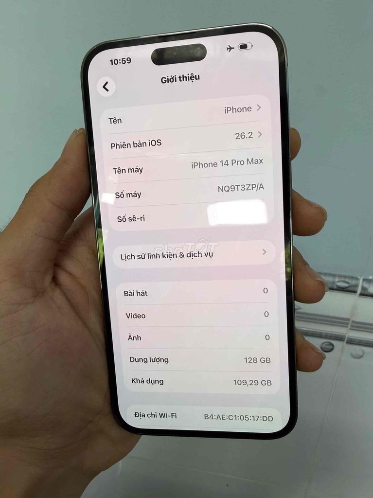 Apple iPhone 14 Pro Max 128GB Tím Đã sử dụng. Mua bán Điện thoại tại Huyện Châu Thành Đồng Tháp được đăng bởi Điện Thoại Giá Tốt hình 1