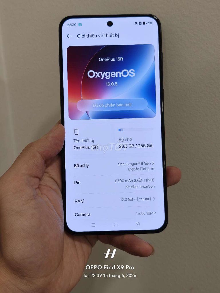 OnePlus Ace 6t 12/256 Fullbox đẹp rom Q.tế. Mua bán Điện thoại tại Quận Long Biên Hà Nội được đăng bởi Hoan Nguyễn hình 1