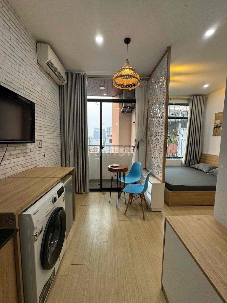 Phòng 40m2_Ban Công_Full/ít NT_Ngay Chợ Bà Chiểu_Bạch Đằng,Bình Thạnh