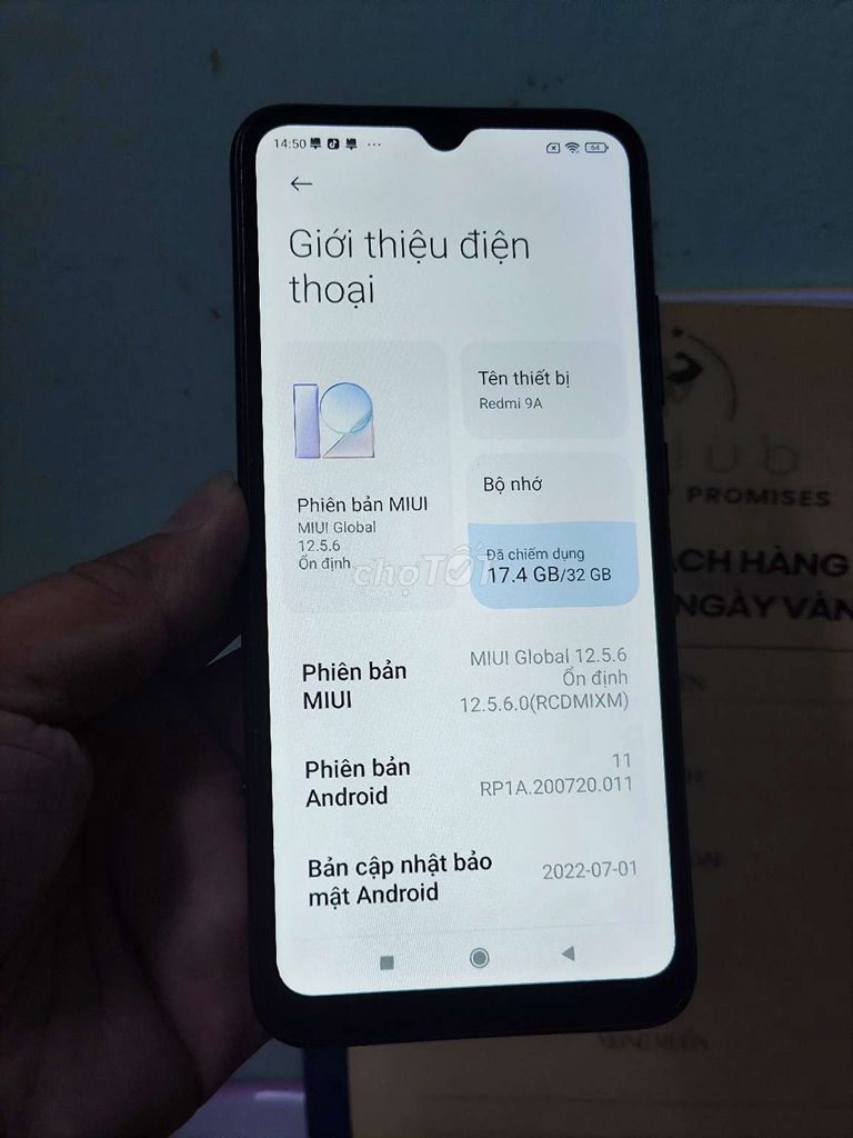 Redmi 9A, màn zin đẹp, máy full zin. Mua bán Điện thoại tại Quận 8 Tp Hồ Chí Minh được đăng bởi Thanh  Thanh  hình 1