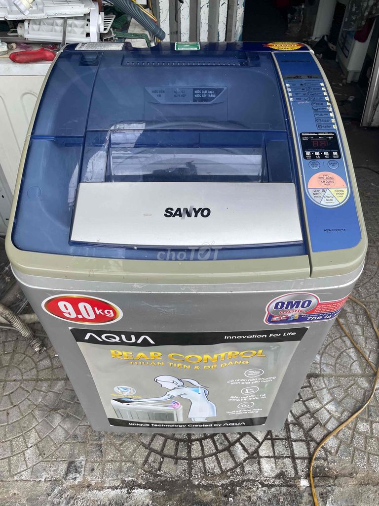 Máy giặt Aqua  9.0 kg Xám, Xanh. Mua bán Máy giặt tại Quận Cẩm Lệ Đà Nẵng được đăng bởi Nghĩa hình 1