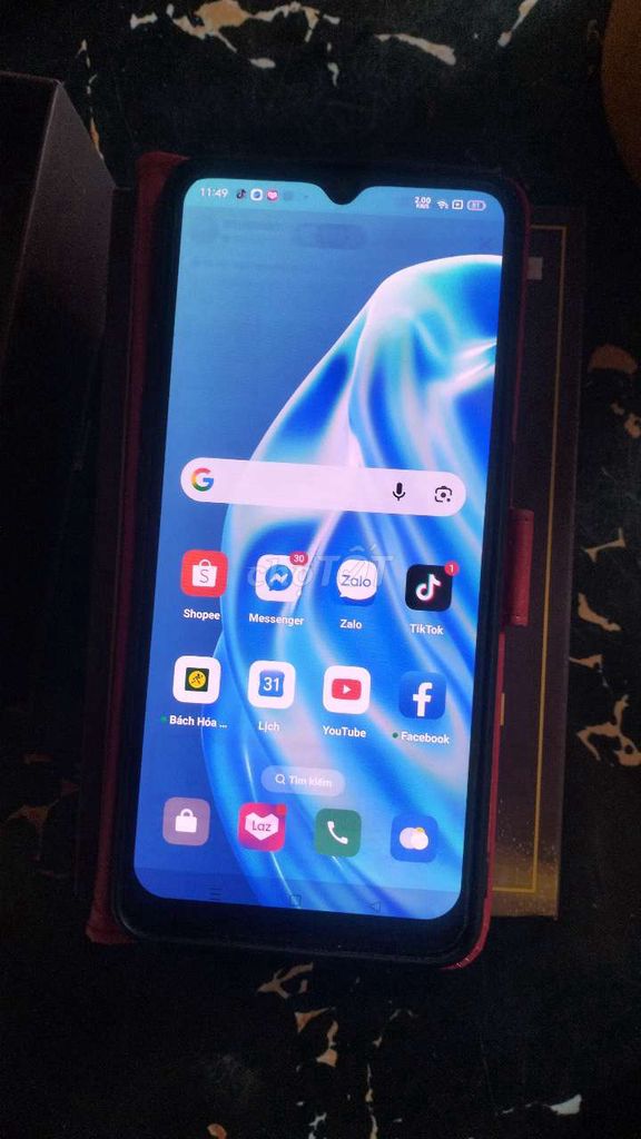 Oppo A91 Trắng xanh. Mua bán Điện thoại tại Quận Tân Phú Tp Hồ Chí Minh được đăng bởi Ngoc tuyet Huynh hình 1