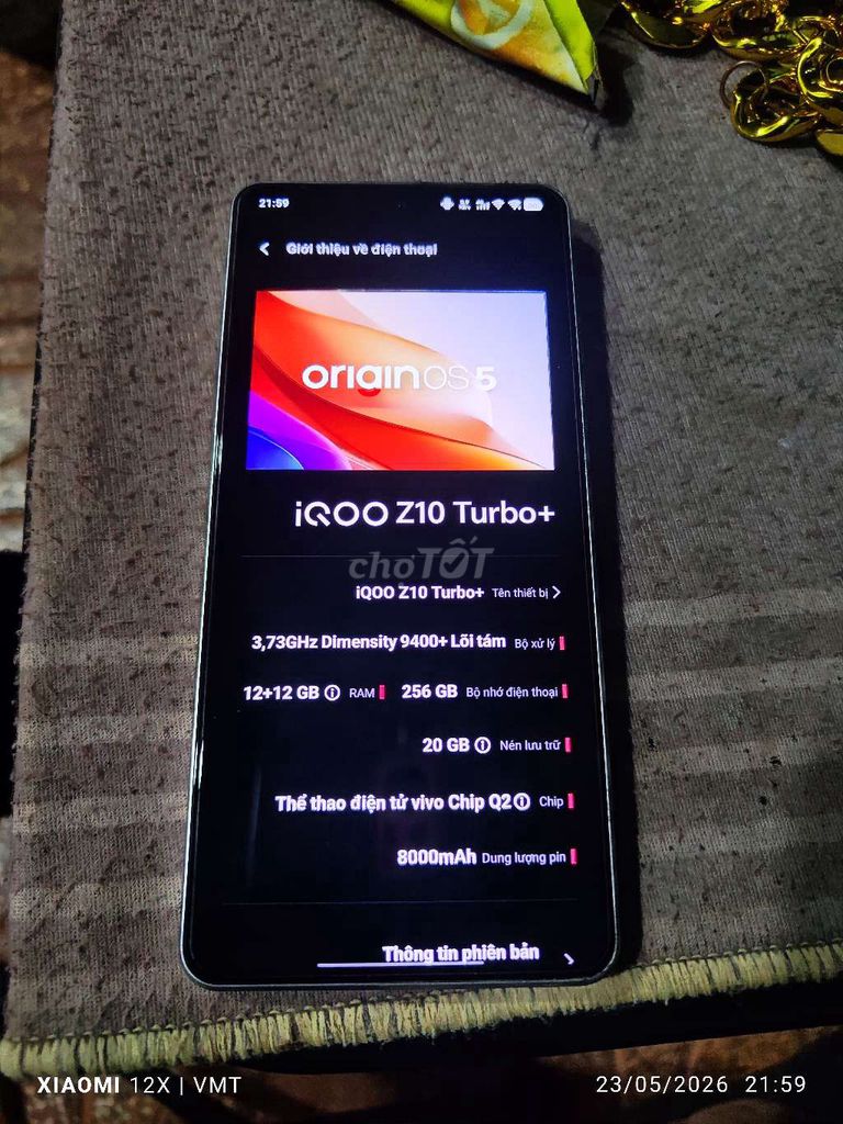 iQOO Z10 Turbo+ Trắng 12GB/256GB Đã sử dụng. Mua bán Điện thoại tại Thị xã Phước Long Bình Phước được đăng bởi Minh Trí Võ hình 1