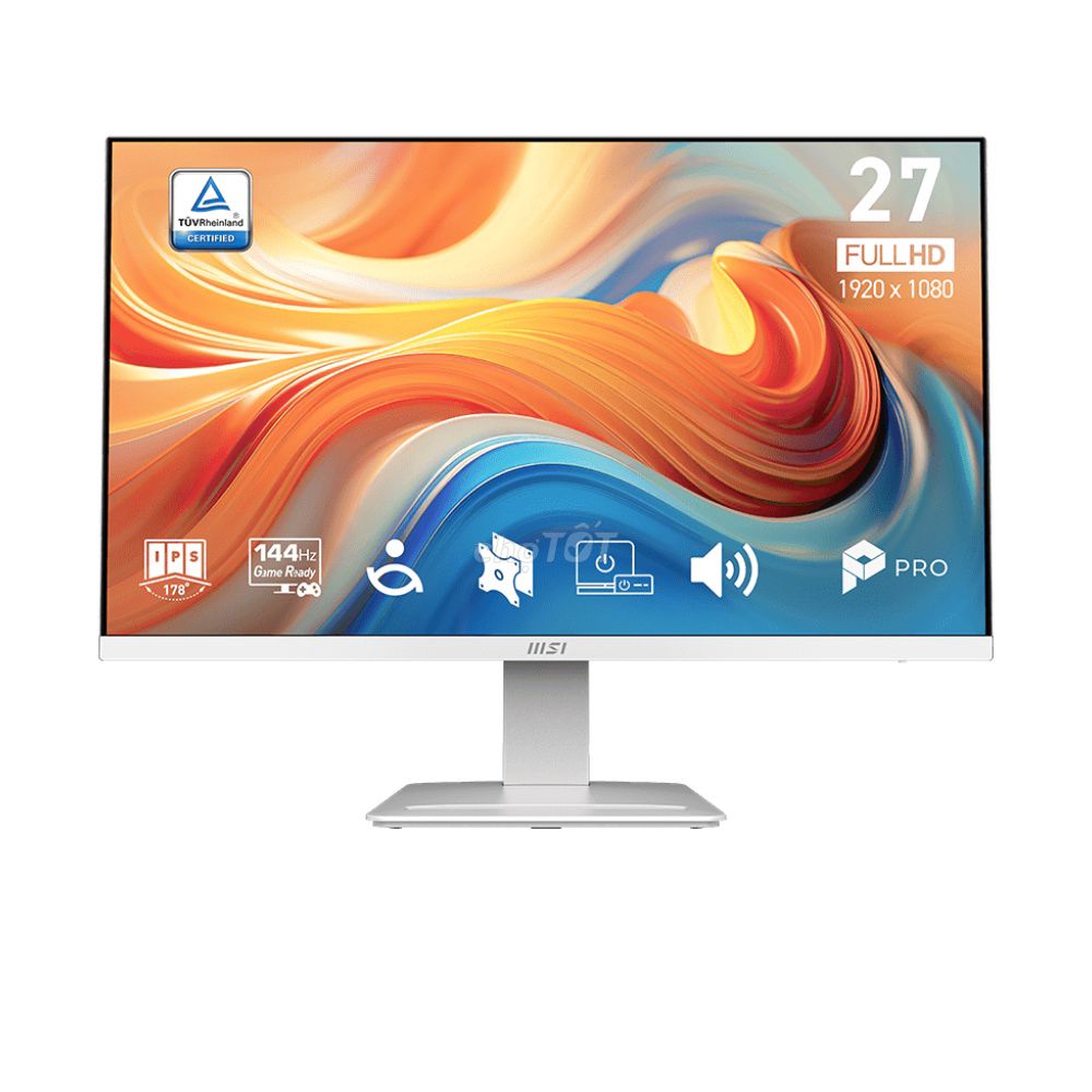 Màn hình MSI Pro MP273W E14A 27 Inch Trắng. Mua bán Phụ kiện (Màn hình, Chuột...) tại Thành phố Buôn Ma Thuột Đắk Lắk được đăng bởi Tin học Quang Anh  hình 1
