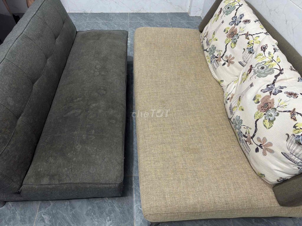 Sofa giường Xám - Be. Mua bán Giường, chăn ga gối nệm tại Thành phố Dĩ An Bình Dương được đăng bởi Amy Amily hình 1