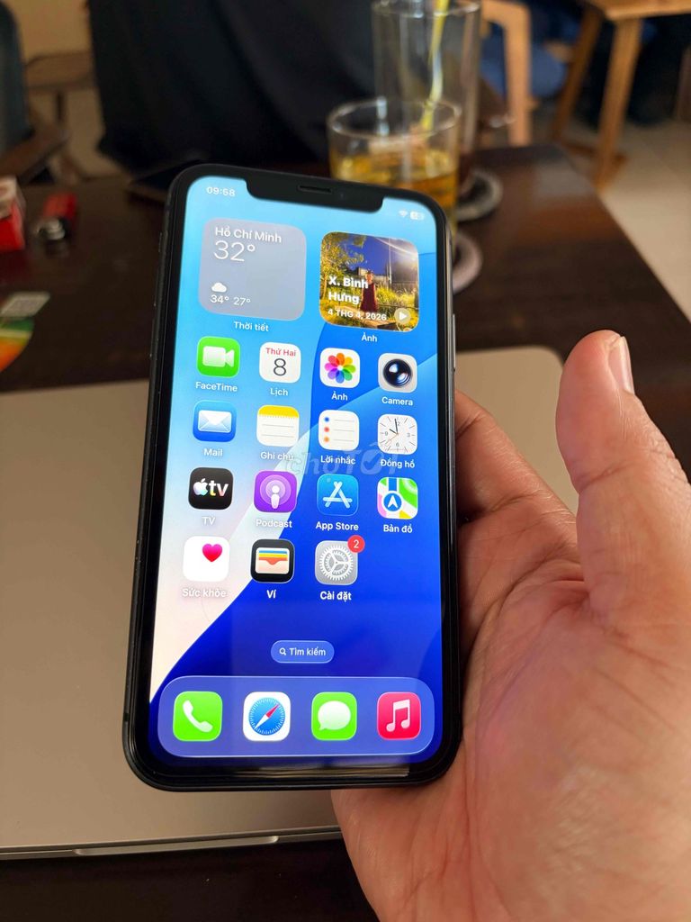 Apple iPhone 11 128GB Đen Đã sử dụng. Mua bán Điện thoại tại Quận 8 Tp Hồ Chí Minh được đăng bởi A Nam hình 1