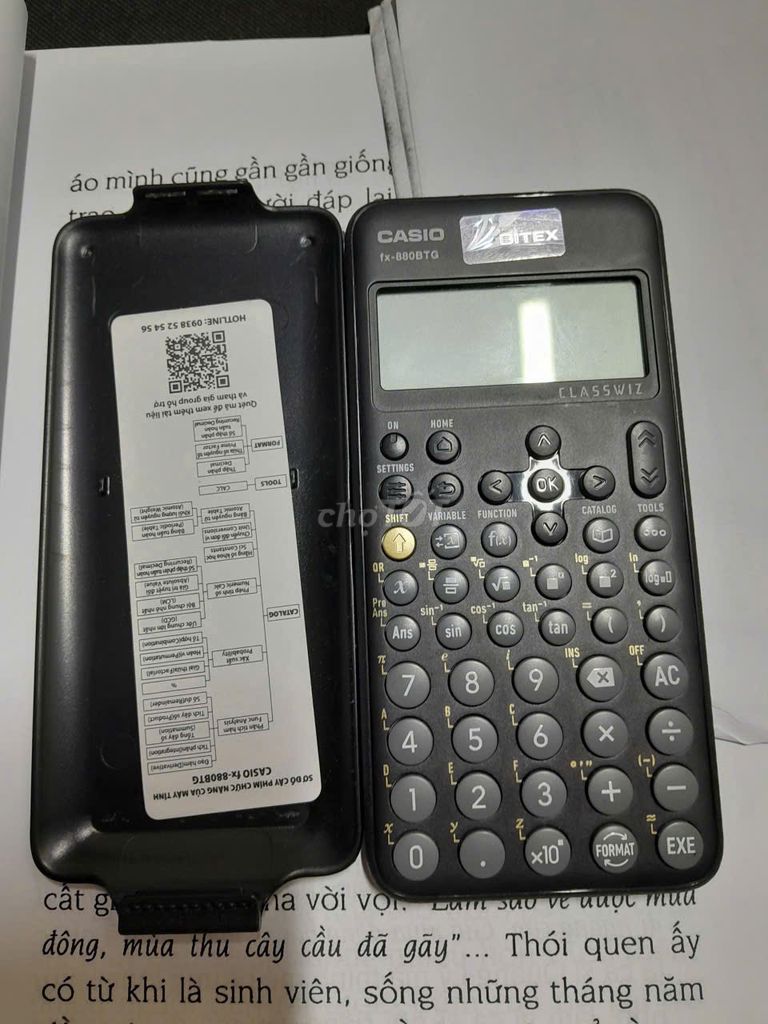Máy tính Casio fx-880BTG Đen. Mua bán Đồ dùng văn phòng tại Huyện Văn Lâm Hưng Yên được đăng bởi Khắc Văn Tùng hình 1