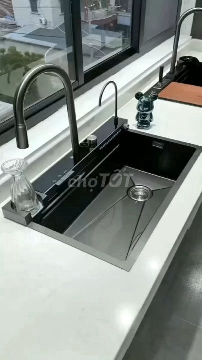 Chậu rửa bát Inox 304 Đen. Mua bán Thiết bị vệ sinh, nhà tắm tại Quận Thanh Xuân Hà Nội được đăng bởi Hoàng Bảo Trân hình 1