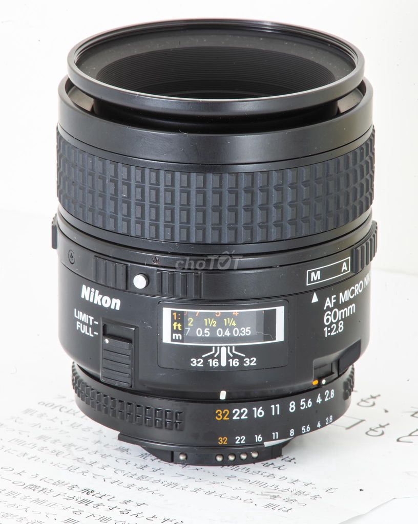 Macro nikon 1:1 tiêu cự 60mm f2.8 mới cứng