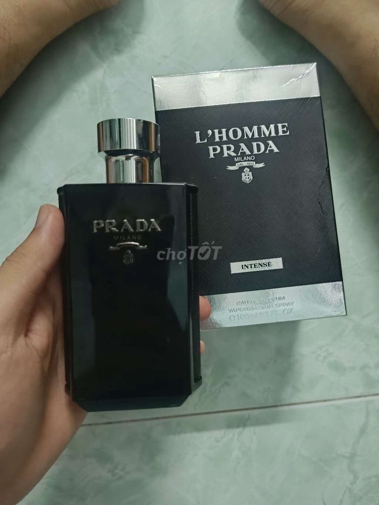 Nước hoa Prada LHomme Intense Nam 100ml. Mua bán Nước hoa tại Thành phố Thủ Đức Tp Hồ Chí Minh được đăng bởi Nguyễn Đức Duy  hình 1