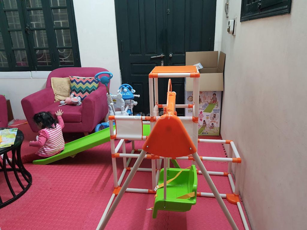 Xíchđu cầutrượt NONAKA WORLD LS Kids Park 5P. Mua bán Mẹ và bé tại Quận Tây Hồ Hà Nội được đăng bởi Duc Cuong Nguyen hình 1