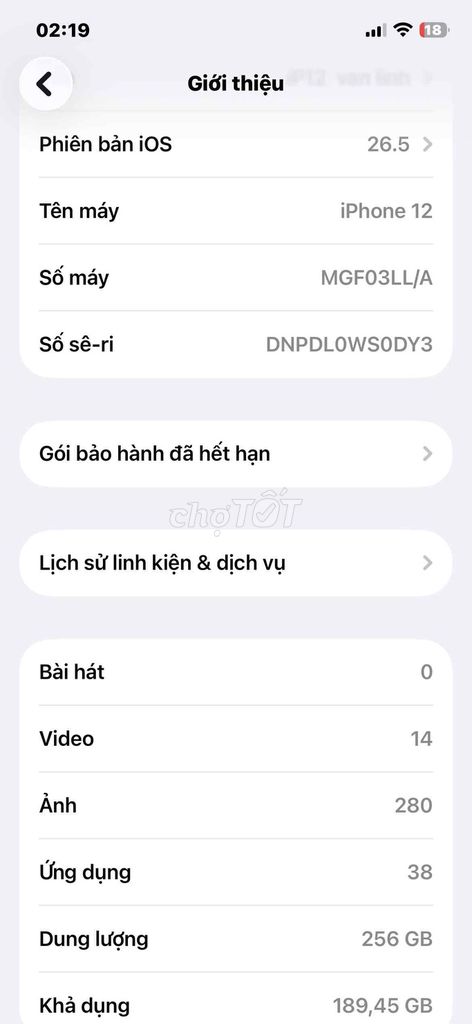 Apple iPhone 12 256GB Trắng. Mua bán Điện thoại tại Thị xã Tân Uyên Bình Dương được đăng bởi Dương Văn Linh hình 1