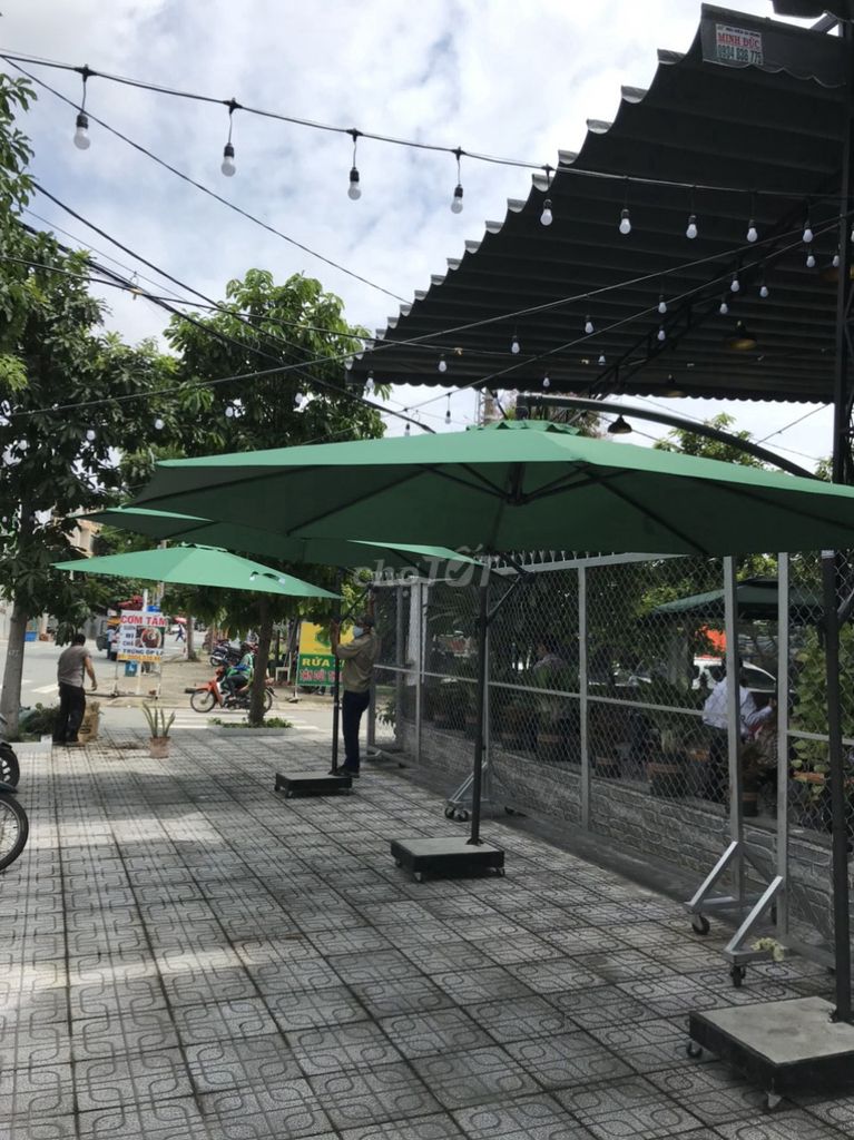 Dù lệch tâm tròn đk 3m, đã gồm Vỏ chân đế inox dày. Mua bán Đồ chuyên dụng, Giống nuôi trồng tại Quận 11 Tp Hồ Chí Minh được đăng bởi DÙ NGOÀI TRỜI LỀU XẾP hình 1