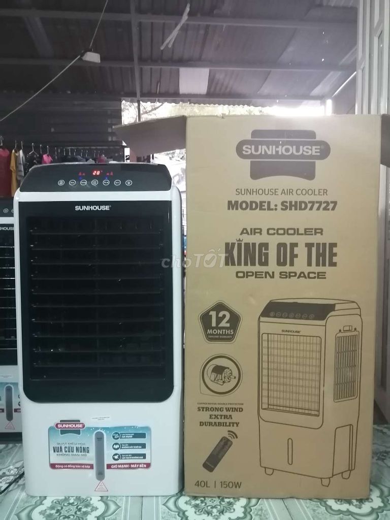 Máy làm mát SUNHOUSE SHD7727. Mua bán Quạt tại Quận Gò Vấp Tp Hồ Chí Minh được đăng bởi Gia Dụng Giá Kho hình 1