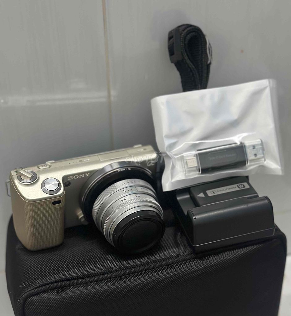 Máy ảnh Sony NEX-5 Vàng đồng. Mua bán Máy ảnh, Máy quay tại Quận Cái Răng Cần Thơ được đăng bởi Danh Ngọc hình 1