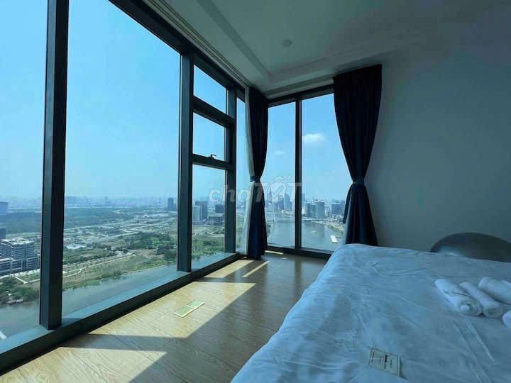 Sunwah Pearl_Thuê căn 2PN 2wc luxury, view Bitexco, căn góc