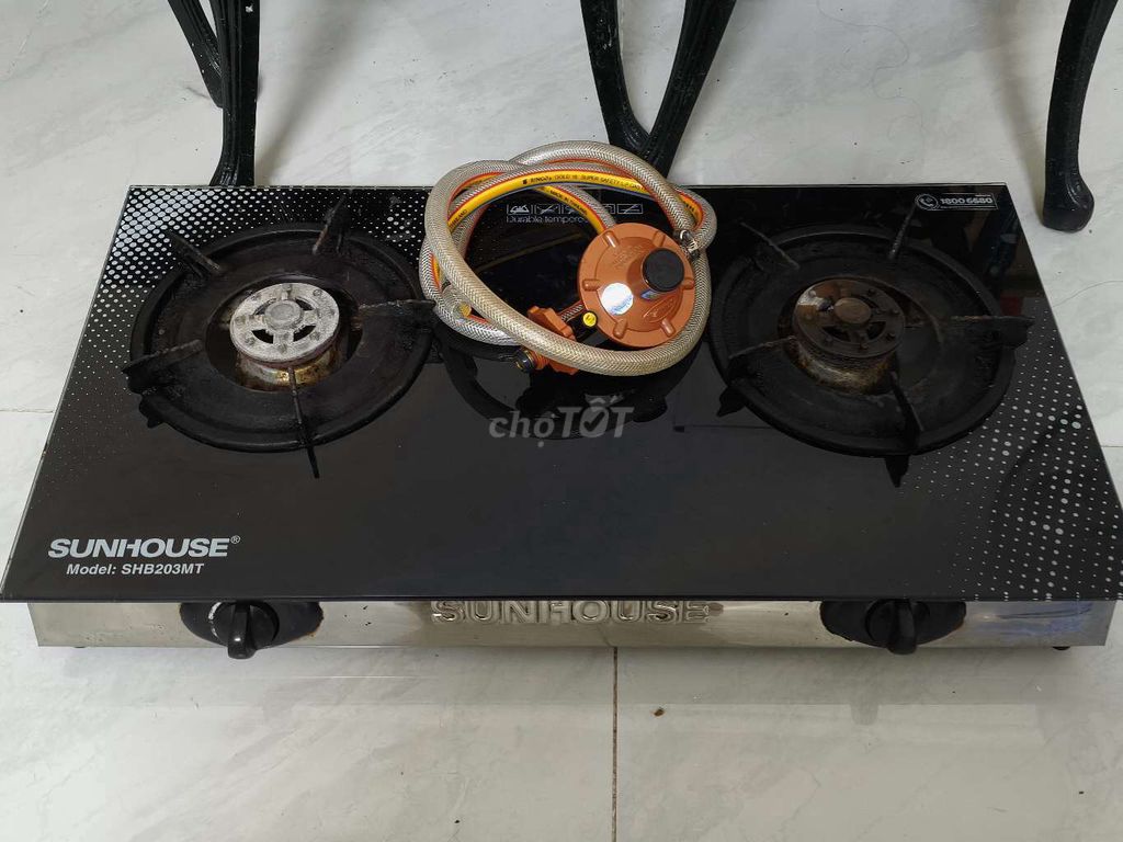 Bếp ga SUNHOUSE SHB203MT 2 bếp Kính cường lực Đen. Mua bán Bếp, lò, đồ điện nhà bếp tại Quận Liên Chiểu Đà Nẵng được đăng bởi Nhật Đào hình 1