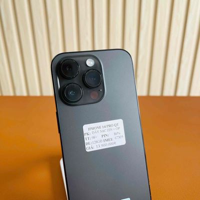 Iphone 14 Pro 128GB IOS 18.3.2 Pin 86% Đen Góp 0Đ. Mua bán Điện thoại tại Quận Ninh Kiều Cần Thơ được đăng bởi Hmphone