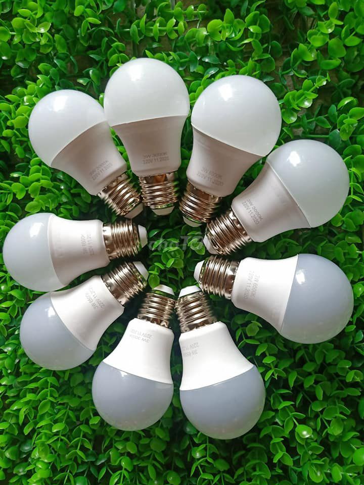 Bóng Led bulb 3w 5w 7w 9w 12w 15w Trắng/ Vàng