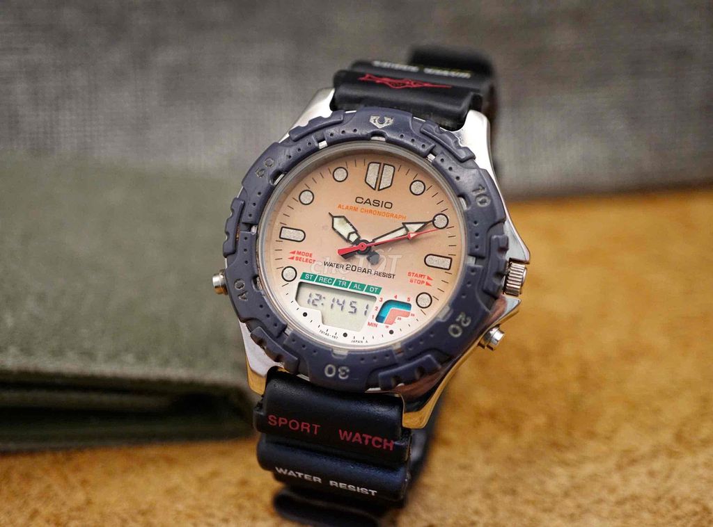 Đồng hồ Casio Marlin Ana-Digi Chính Hãng. Mua bán Đồng hồ tại Quận 3 Tp Hồ Chí Minh được đăng bởi Đồng Hồ Nội Địa Nhật hình 1