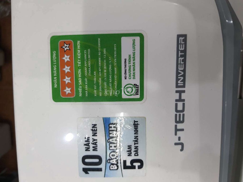 Máy lanhk Sharp inverter 1,5hp. Mua bán Máy lạnh, điều hoà tại Quận 8 Tp Hồ Chí Minh được đăng bởi Công Ty TNHH TM DV VT Kỹ Thuật  Hoàng Phúc hình 3