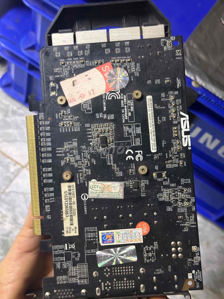 Card đồ họa Asus GTX 750Ti 2GB GDDR5 Đen. Mua bán Linh kiện (RAM, Card...) tại Huyện Ea H'leo Đắk Lắk được đăng bởi quyết  hình 1